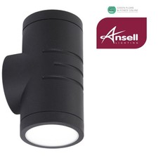 Matt Black Bi-Directional LED 2 x 5 Watt Up/Down Light CCT Wi-Fi  Controlled