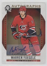 2018-19 O-Pee-Chee Coast to Canadian Tire Rookies Warren Foegele #181 Auto 1e15