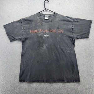 Vintage WCW Souled Out Shirt Mens XL Black Wrestling Graphic Tee Gildan 2000