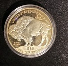 2014 $50 American .9999 Gold Buffalo Indian Head Tribute Coin COLLECTORS Copy — photo 2