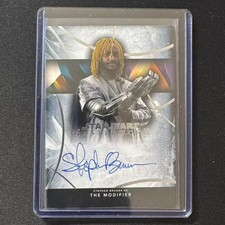 🎮MA 2024 TOPPS STAR WARS MASTERWORK AUTO STEPHEN BRUNER AS THE MODIFIER