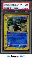 Pokemon 2002 Feraligatr 47165 Reverse Holo Rare Expedition Psa 9