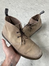 Dr. Martens Sawyer Men's Desert Brown Leather Chukka Ankle Boots Size 10