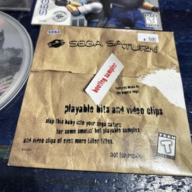 Lot SEGA SATURN Games SATURN 6 Loose And Cib lot various titles