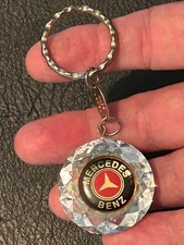 Vintage MERCEDES BENZ "Saint Tropez" keychain, imitation crystal, nice
