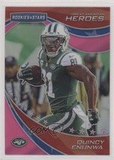 2019 Panini Rookies & Stars Great American Heroes Pink /50 Quincy Enunwa pm6