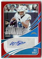 Panini Absolute NFL 2025 SS-WDY Will Dissly Signature Standouts Auto Red 47/75