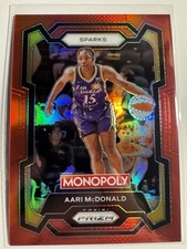 Aari Mcdonald WNBA Monopoly Red Prizm 68/99