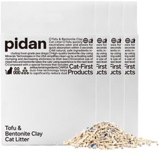 pidan Mixed Tofu Cat Litter - Dust-Free, Fast Drying, and 5.3lb 4bags