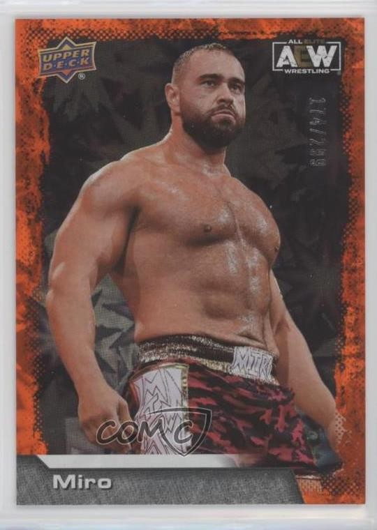 2022 Upper Deck AEW All Elite Wrestling Dynamite 174/299 Miro #45 0w6