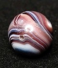 .72" Purple Transitional Swirl SLAG Glass Onyx Christensen / MFC Vintage Marble  — photo 8