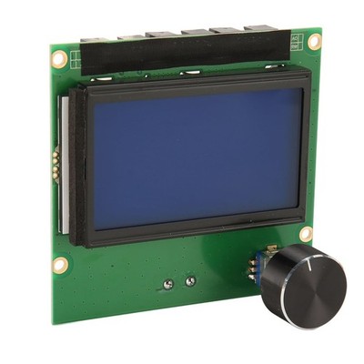 3D Printer Parts LCD Display Screen Board with Knobs and Ribbon Cable for End...
