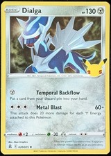 Dialga 020/025 Celebrazioni 25° Anniversario Holo Carta Pokémon Rara NM 