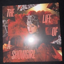 Taylor Swift Showgirl The Tiny Bubbles in Champagne Vinyl Red Lipstick & Lace LE