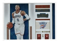 2017-18 Panini Contenders Russell Westbrook #9 Hall of Fame - OKC Thunder Lakers