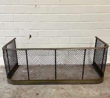 Good quality & Attractive Georgian brass & mesh fire surround.