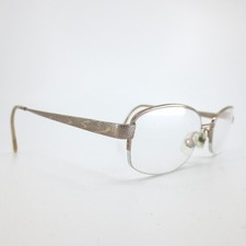 Safilo Emozioni 4036 1N5 Eyeglasses Rose Gold Oval Semi-Rimless Frames 51-17