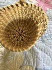 Charleston SC Sweetgrass sea Wall Pocket Basket Gullah Folk Art 7 x 8 pine straw — photo 9