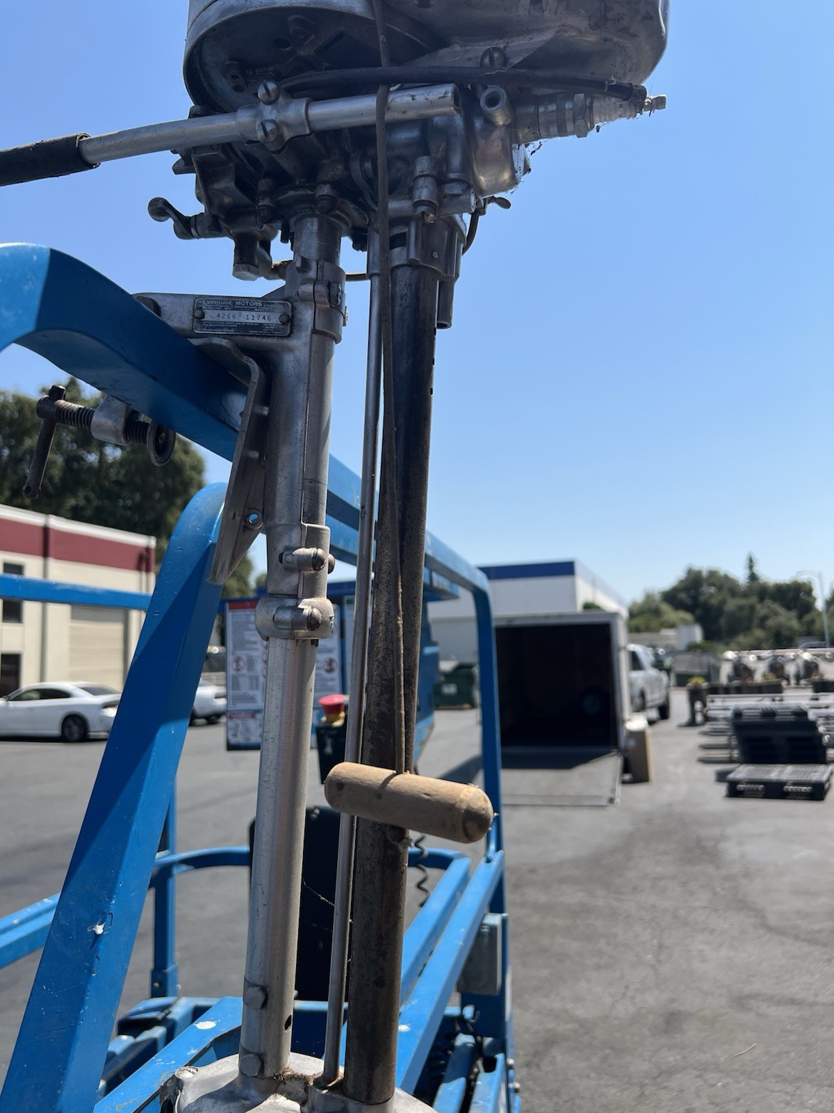 EVINRUDE ELTO Outboard Boat Motor - Small And Untouched Or Messed With