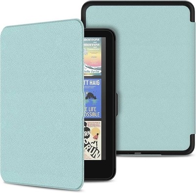 Sonlaryin Kindle 7   Hülle 2024 PU Leder Auto Sleep/Wake - Agave Green