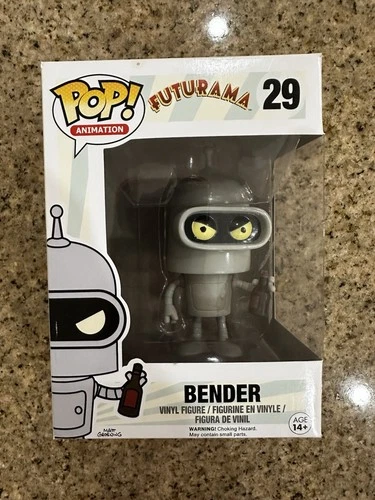 Funko Pop! Futurama Bender #29 Animation #29 Vaulted ships in protector