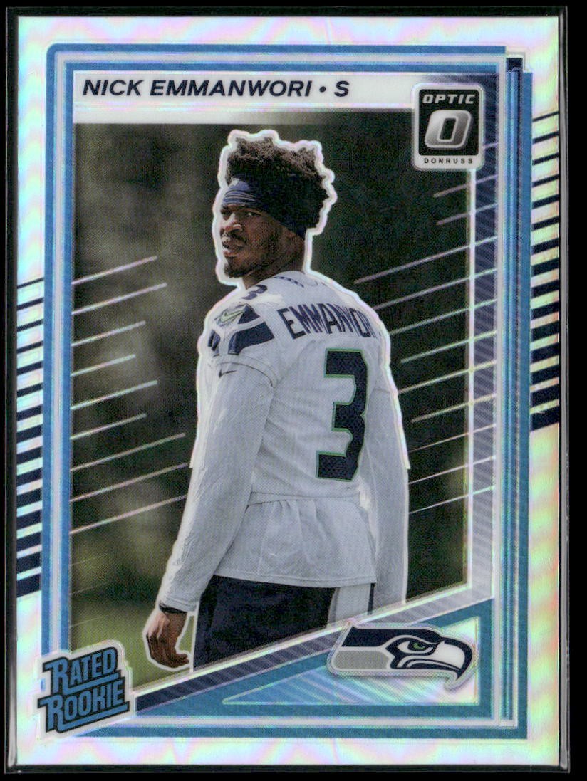 2025 Donruss Optic #277 Nick Emmanwori Silver Holo