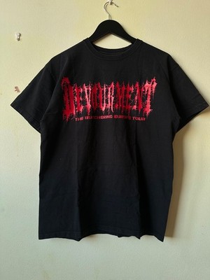 Devourment Butchering Europe 2007 vintage rare t-shirt 