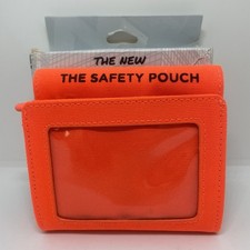 The SAFETY POUCH w/ Window Sign NEW 4.5"x4.5" Helps Makes ID Safe