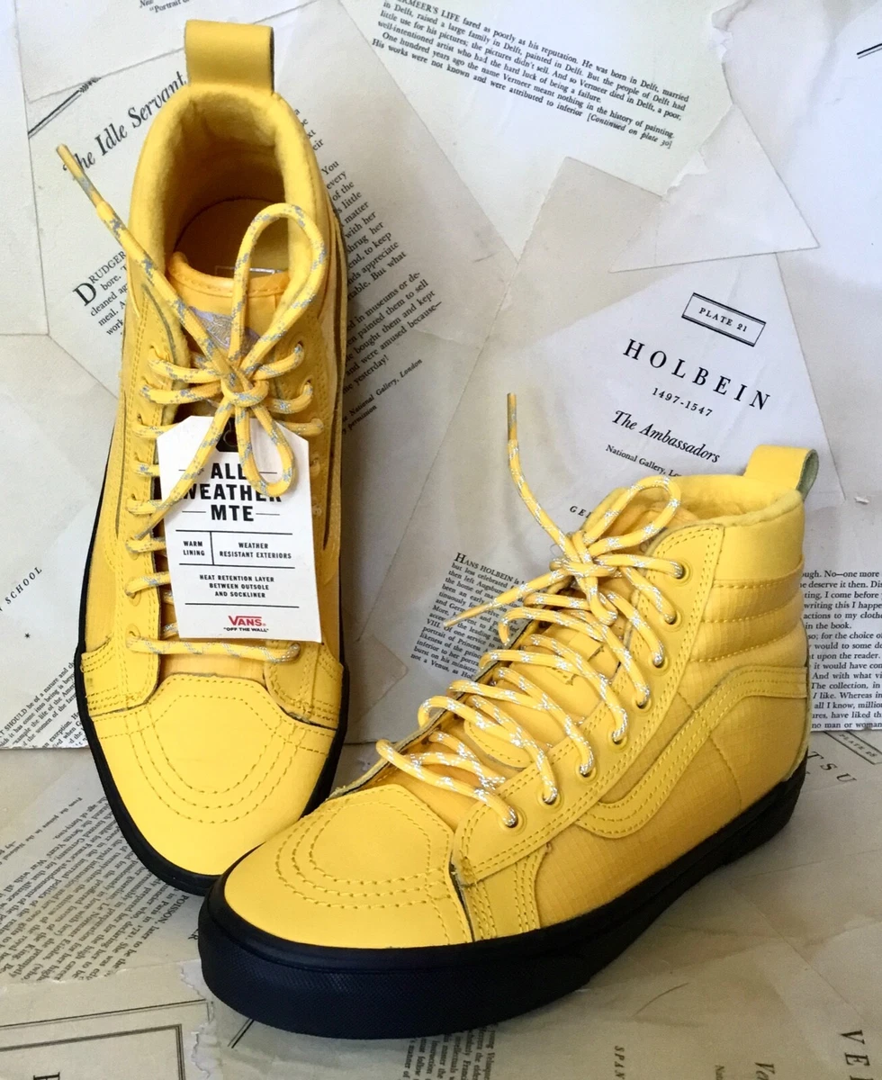 Vans top sk8 yellow