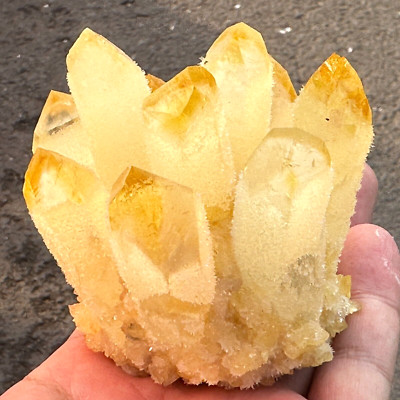 300g+ New Find white Phantom Quartz Crystal Cluster Mineral Specimen Healing