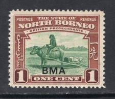 M17661 North Borneo/Sabah 1945 SG320 - 1c green & red brown.