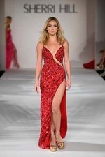 Sherri Hill 55458 Evening Dress ~LOWEST PRICE GUARANTEE~ NEW Authentic