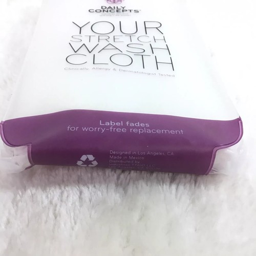 Daily Concepts Your Stretch Wash Cloth Exfoliation 12X8 inches Lot of 2 - Picture 2 of 5
