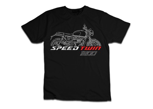 Triumph Speed Twin 1200 T-Shirt, Motorcycle Tee Shirt for Riders - Picture 3 of 4