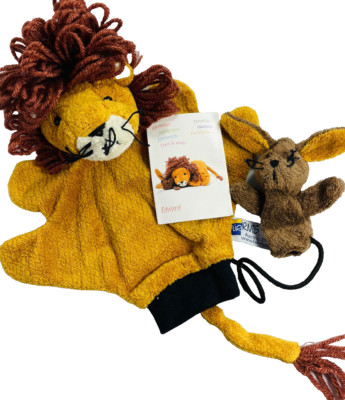 Furnis Edward Lion Bunny Rabbit Hand Glove Plush Puppet Wolfgang Furnwein Toy