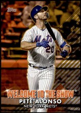 Pete Alonso 2022 Topps 5x7 Welcome to the Show Gold #WTTS-36 6/10 Mets