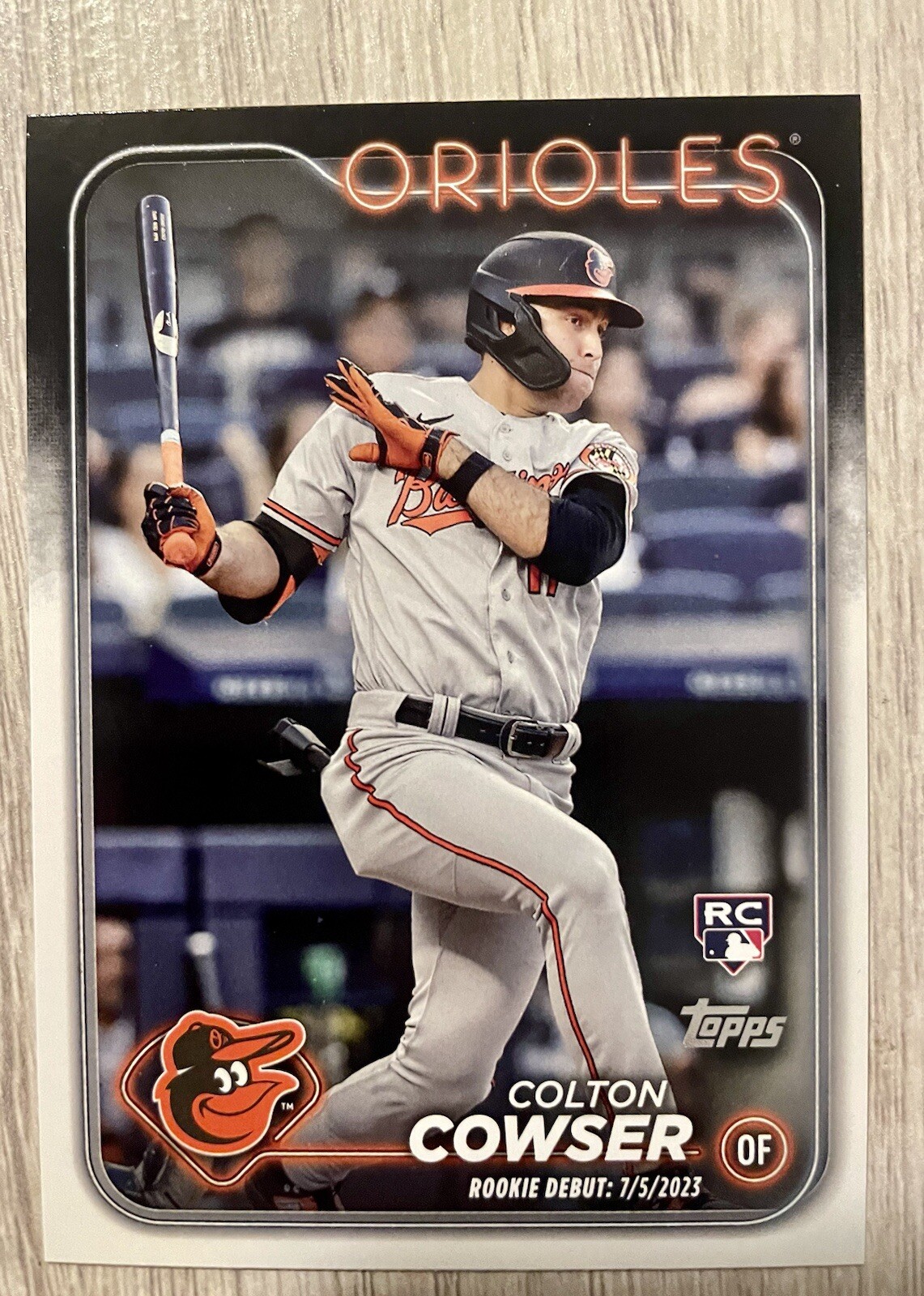 Colton Cowser 2024 Topps Update Series - Rookie Debut #US72 (RC)