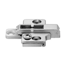 Blum CLIP Wing Mounting Plate B175-713 | 3mm | Die-Cast | #6 x 5/8" Wood Screws