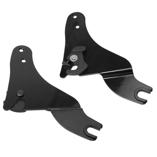 Almohadilla desmontable para respaldo de pasajero Sissy Bar para Harley Touring Road King 2009-UP - Imagen 11 de 12
