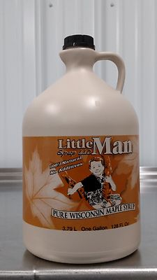 100% Pure Wisconsin Maple Syrup Grade B/New Grading Grade A Dark Robust Gallon