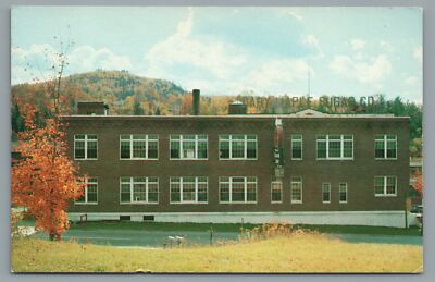 Cary's Maple Sugar Plant St Johnsbury VT World's Largest Maple Candy Postcard