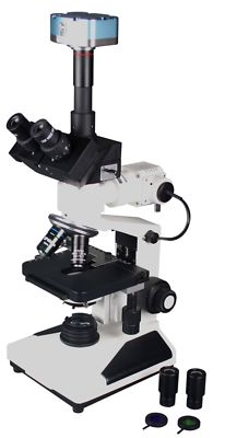 Radical 2000x Microscope w Top & bottom Light for Transparent & Opaque Specim...
