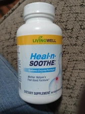 Livingwell Heal-n-Soothe Systemic Enzyme Formula 1 for $30 or  3 for $89.00
