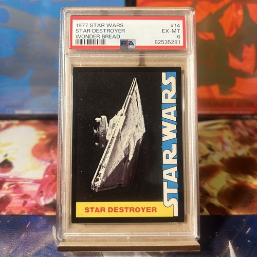 1977 Wonder Bread Star Wars #14 Star Destroyer — PSA 6