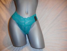 Frederick's Of Hollywood Green Thong Panty Small XL Large Sold Separate