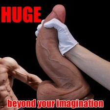 XXL Realistic Huge Dildo Silicone Giant Penis Dong Big Dick Sex Toy for women