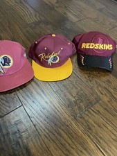 Lot Of 3 Redskins NFL Hats Reebok NFL New Era NFL Team Vintage