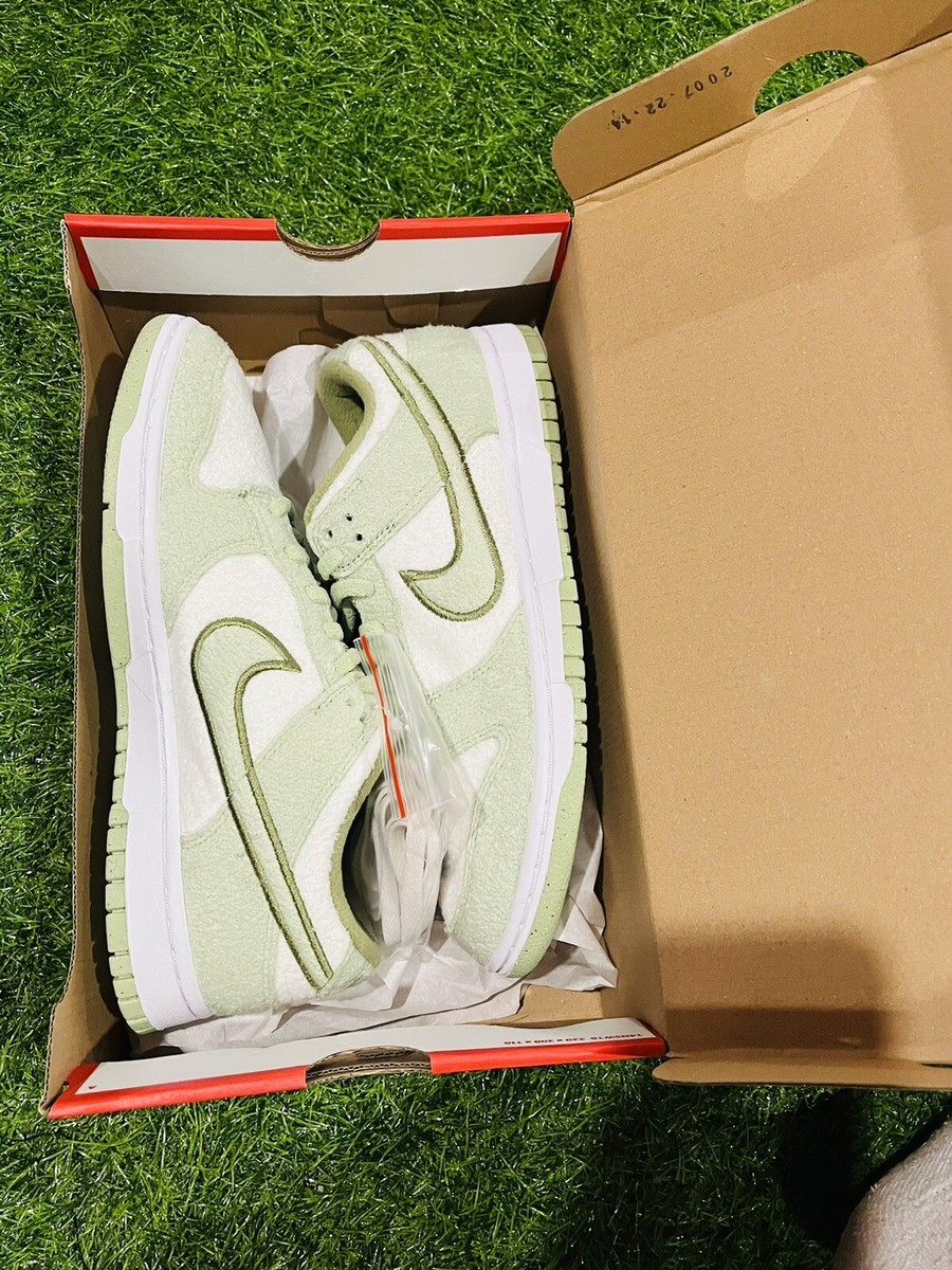Nike Dunk Low SE Fleece Pack Green Womens Multi Sizes nby DQ7579