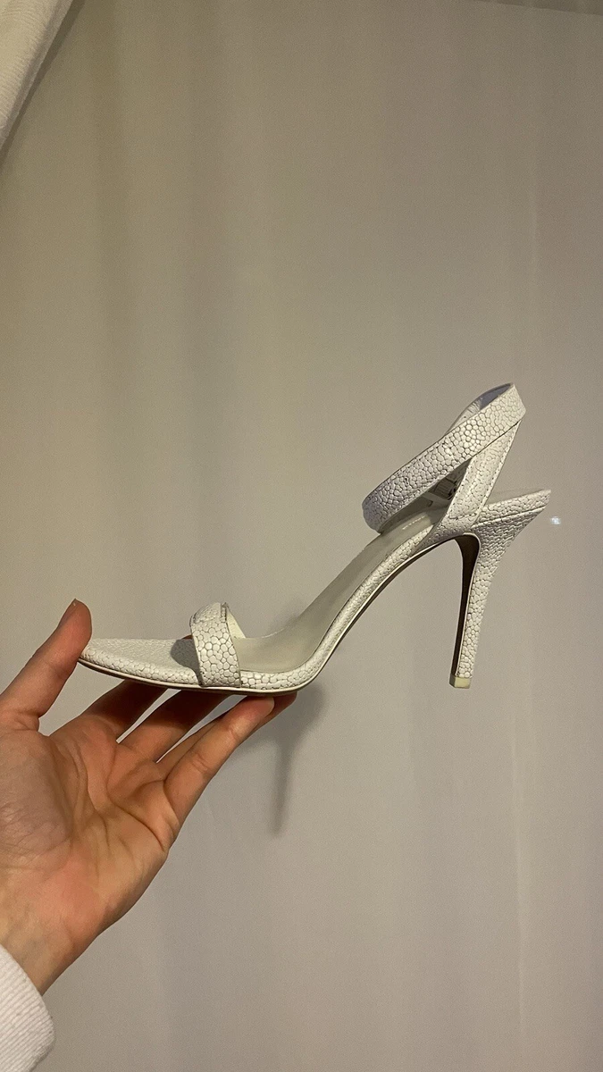 Alexander wang hotsell white heels