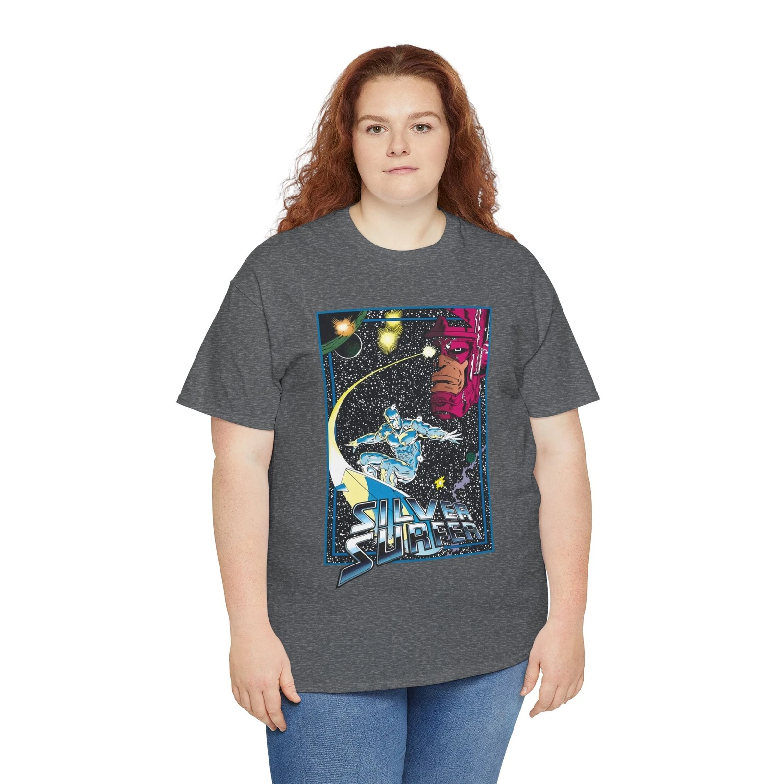 Silver Surfer T-Shirt - Marvel Comics - Ron Lim Art - Galactus - Norrin Radd